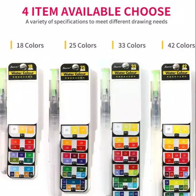 

Superior Watercolor 42 Colors