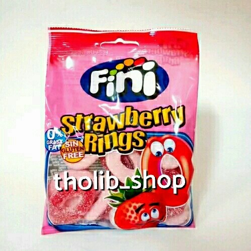 

Permen fini strawberry rings (sin gluten free) 100 gr