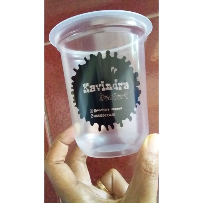 cup OVAL starindo 14 OZ