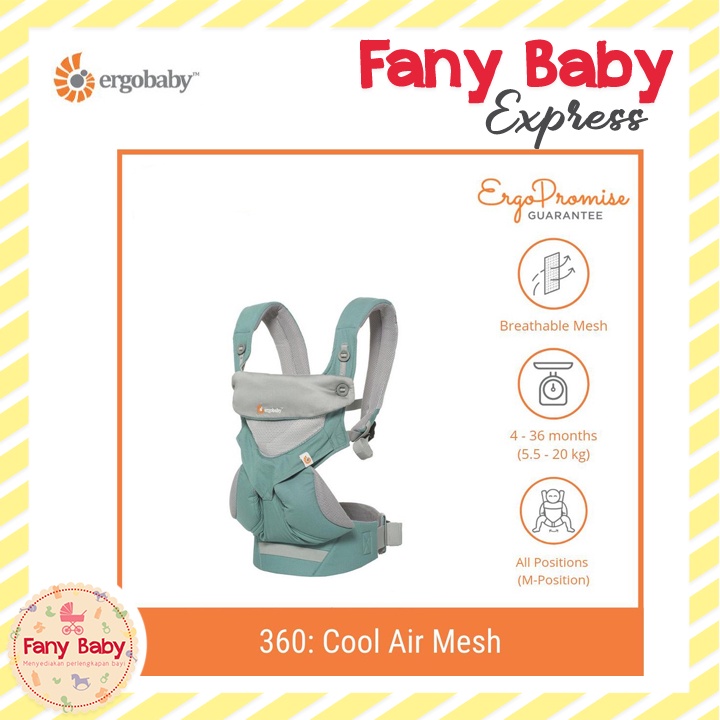 ERGOBABY 360 COOL AIR MESH CARRIER