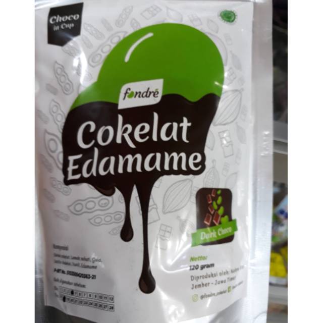 PERMEN COKLAT COKELAT EDAMAME CAMILAN CEMILAN KHAS MALANG