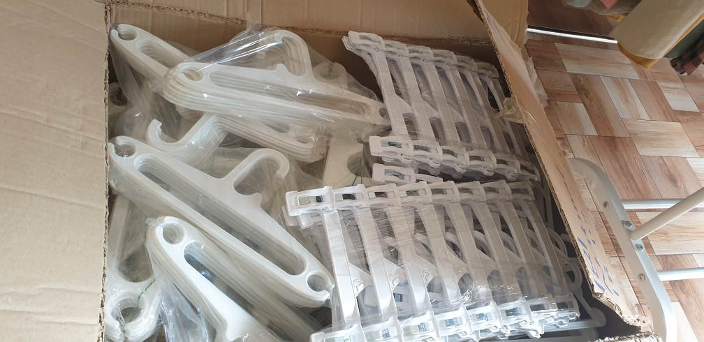 Hanger Gawang Baju Palang Kotak 120cm