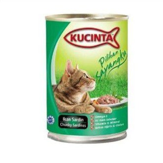 Makanan basah kucing KUCINTA all varian rasa 400gram makanan kaleng kucing