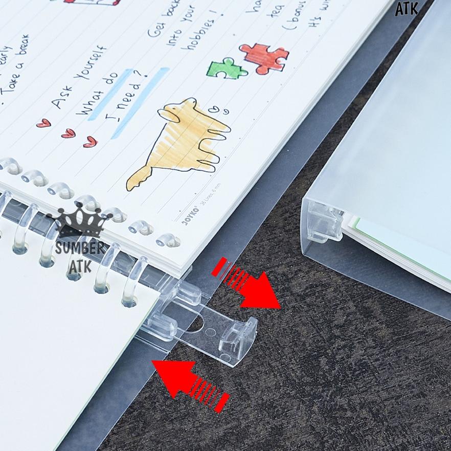 

Best - Binder Note Cover Transparan Buku Tulis Joyko A5 dan B5 ..