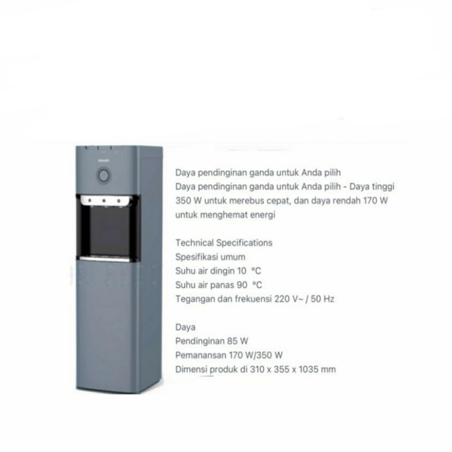 Philips Water Dispenser ADD4966 Dispenser AIr Galon Bawah ADD-4966