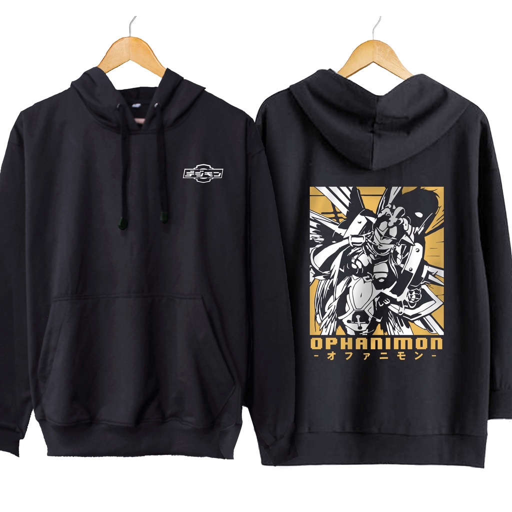 Jaket hoodie jumper anime OPHANIMON CELESTIAL DIGIMON - DIGIMON SERIES material cotton fleece