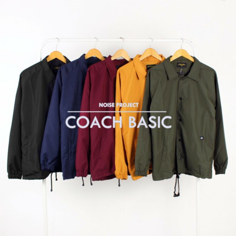 JAKET COACH POLOS PRIA WANITA - JAKET COACH POLOS - JAKET WINDBREAKER POLOS COSTUM