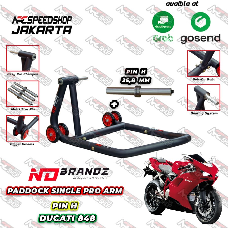 Standart Paddock Belakang Single ARM NO BRANDZ DUCATI 848