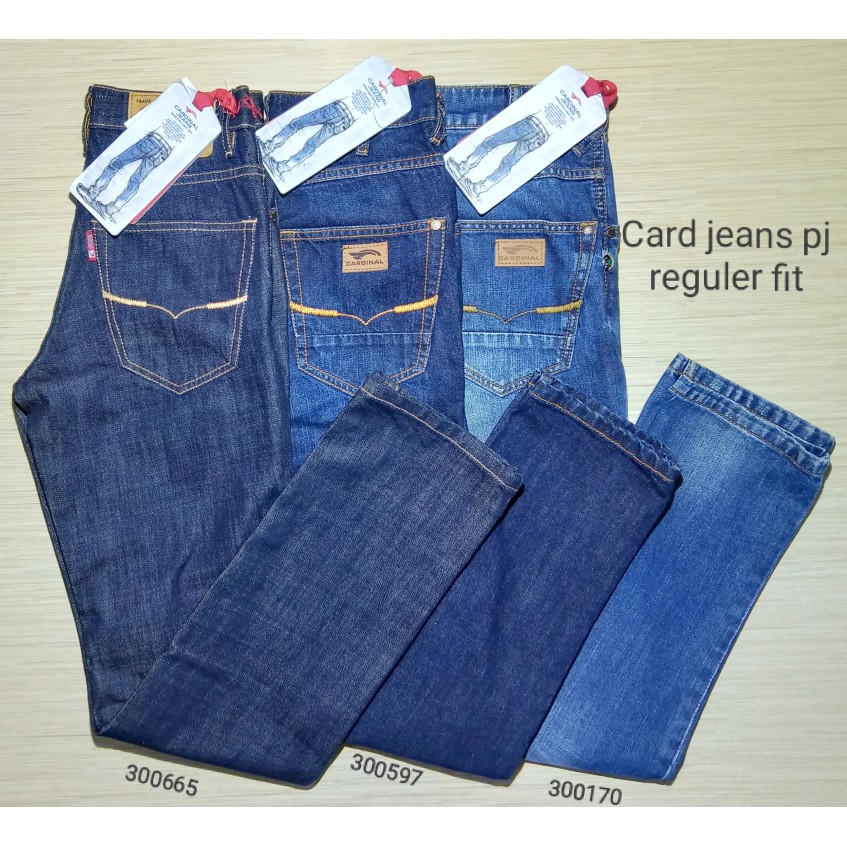 Celana Jeans Cowok Cardinal Regular Fit/centraltrenggalek