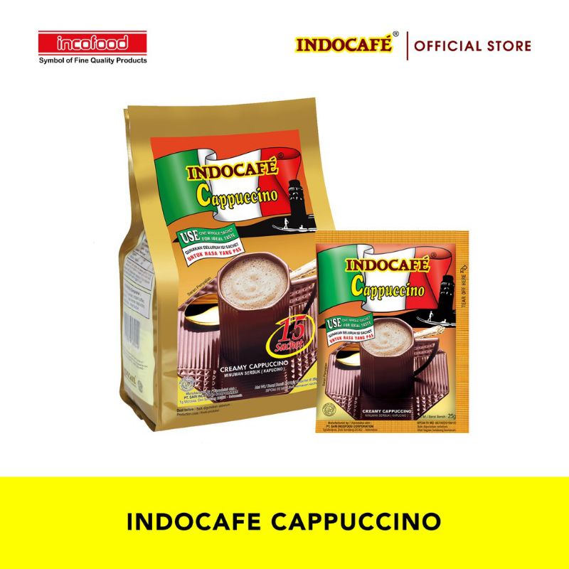 

INDOCAFE CAPPUCINO ISI 15 SACHET