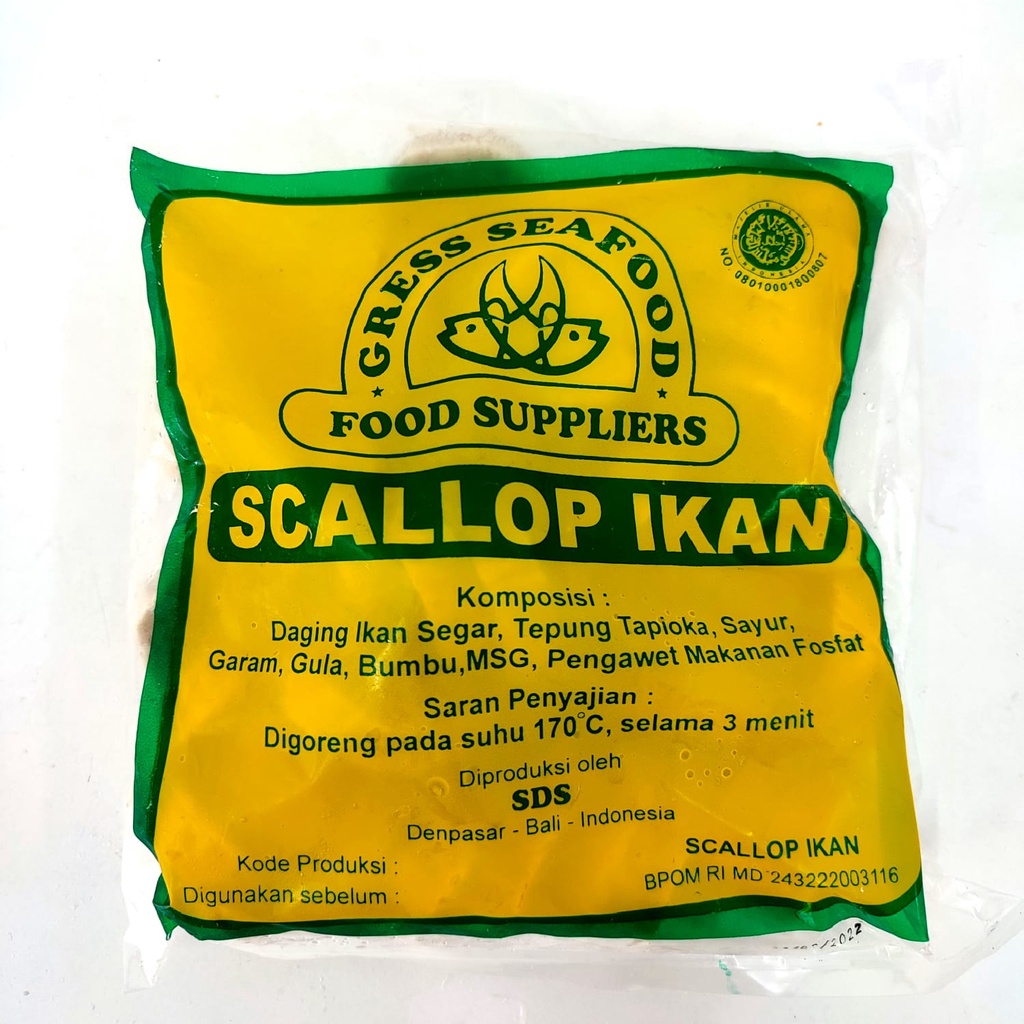 

SUPRADINASTY SCALLOP IKAN 500GR