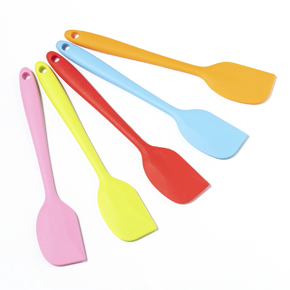 Spatula Bahan Silikon Warna Acak Untuk Mengaduk Telur