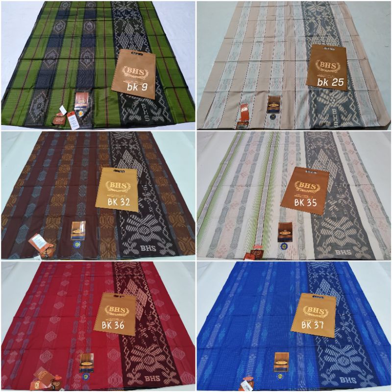 Sarung BHS Classic KWG Dobby Bronze Mix MTR Liris / BHS Klasik Kawung DBY Rayon Mercerized Original
