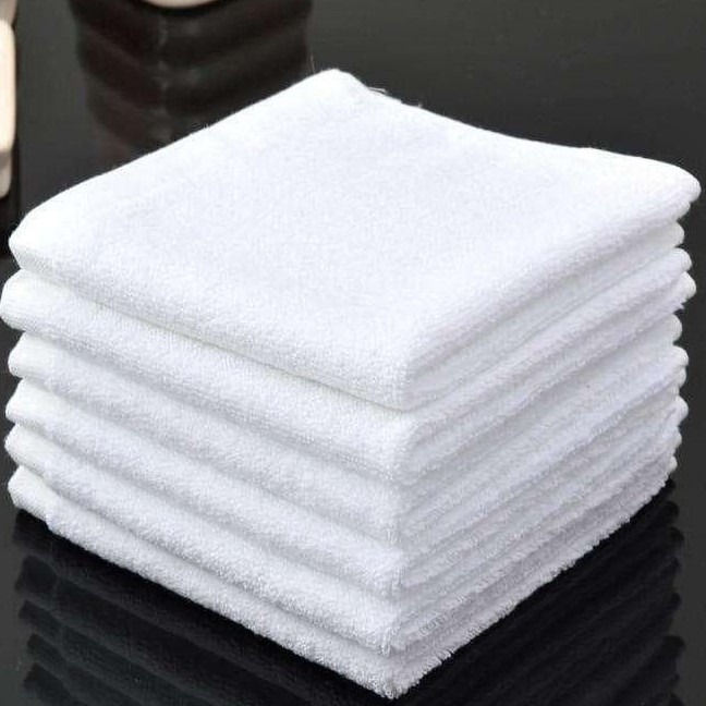 Keset Handuk Hotel 40 x 80 sport B1 muka kecil simple travel magic towel lap putih polos