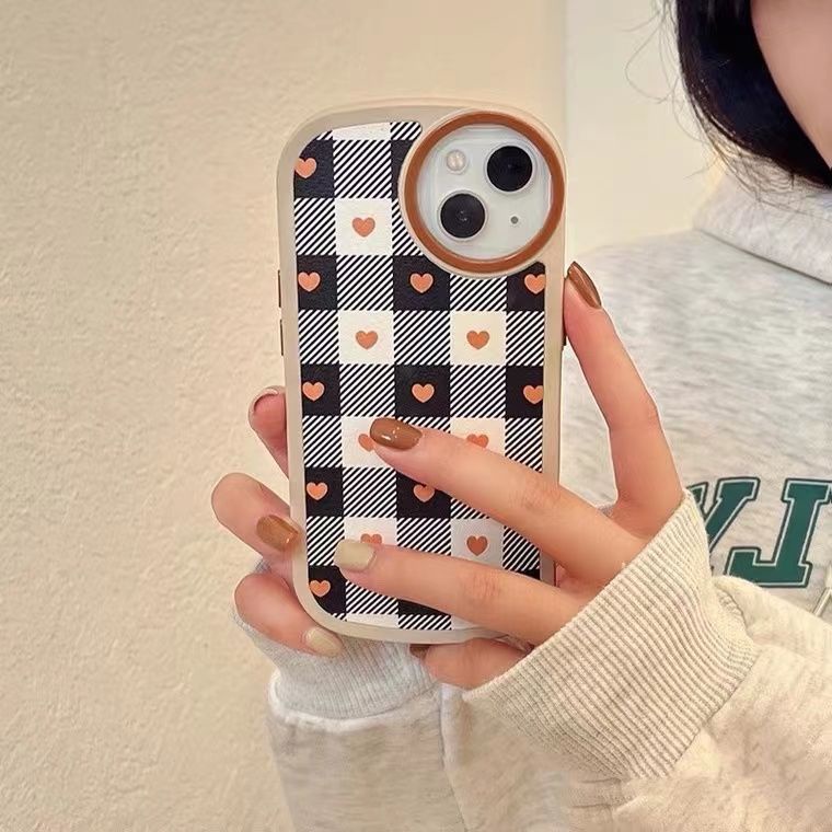 Soft Case Silikon Motif Hati Untuk IPhone X Xs Max Xr 7 8 Plus 12 13 11 Pro Max Gza1