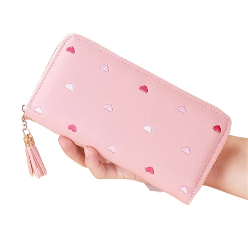 Dompet murah dompet wanita motif love plus gantungan dompet panjang wanita murah