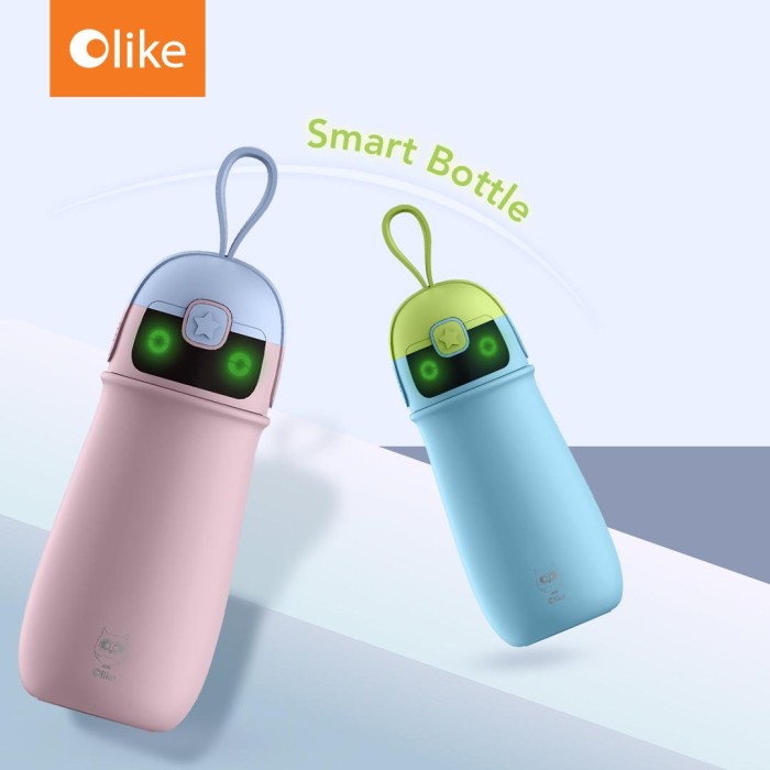 PALING LARIS - OLIKE SMART BOTTLE/BOTOL MINUM ANAK - BIRU MUDA