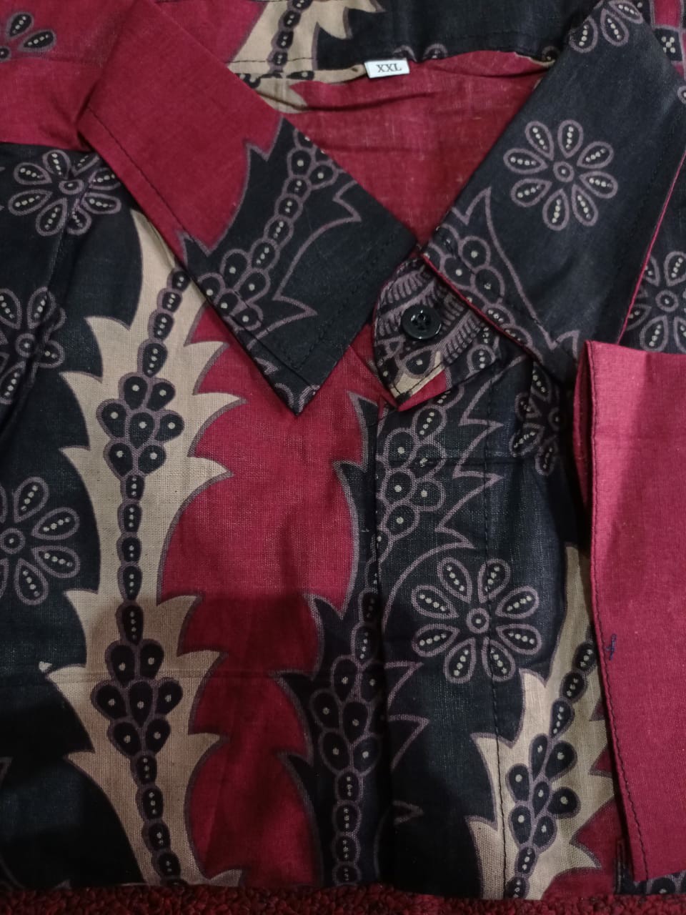 Agrapana Baju Batik Pria Lengan Panjang Batik Premium Kemeja Batik Pria Lengan Panjang Modern Rajata