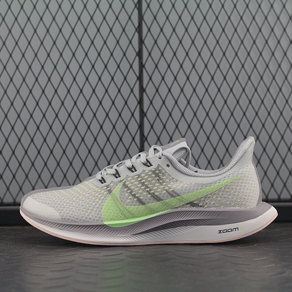 NIKE Zoom Pegasus Turbo Marathon Jogging shoes "Light Grey Mint Green" AJ4115-301
