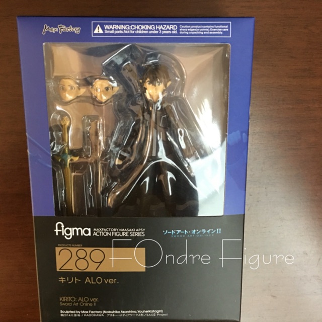 FIGMA 289 KIRITO ALO VER ASUNA SWORD ART ONLINE 2 SAO II ACTION FIGURE KWS