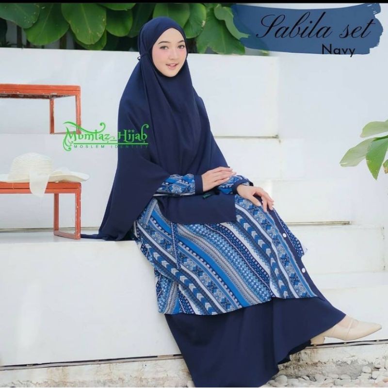 READY GAMIS SABILA SET BY MUMTAZ HIJAB(tanyakan stok dl)