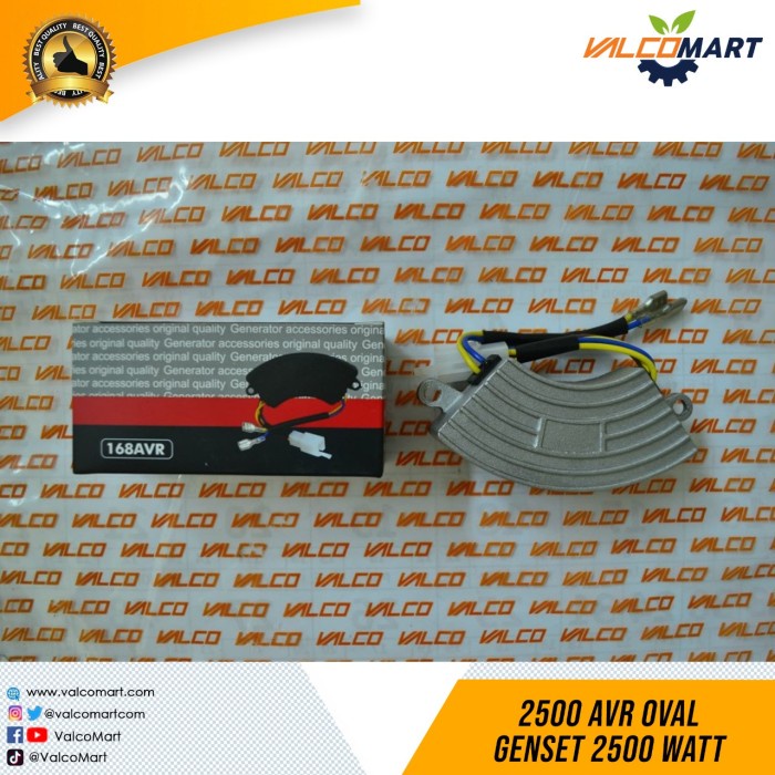 2500 AVR Oval Genset 2500 watt