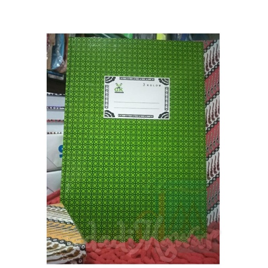 

Buku Tulis Kas 3kolom Glatik Kembar Hardcover Isi 100