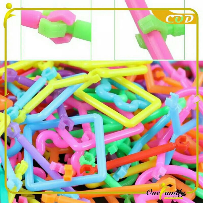 Mainan Anak Edukasi Stick  Smart Bar /LEGO BAR 3D MB 120 - STICK - EDUKASI LEGO 125PC