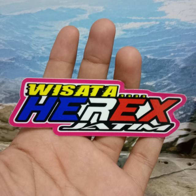 Sricker printing Wisata Herex Jatim