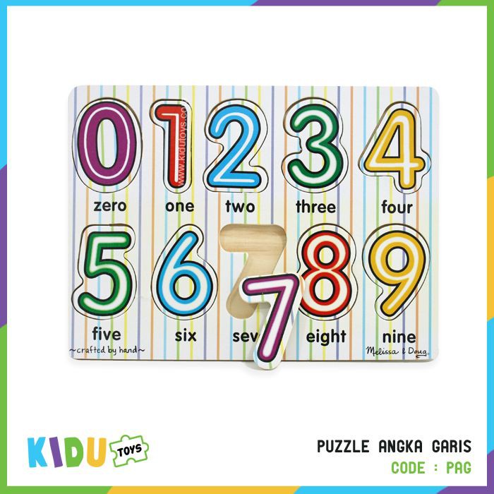 Mainan Kayu Edukasi Anak Puzzle Huruf Angka / Wooden Toys Puzzle Kidu Toys