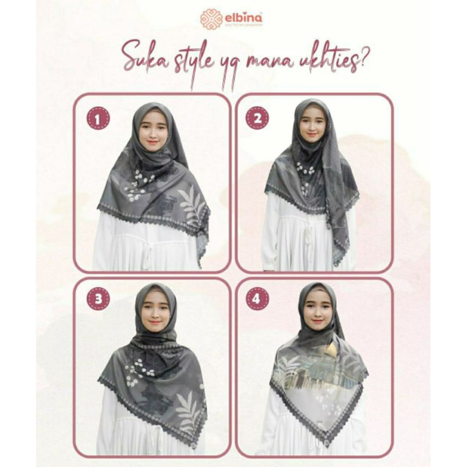 PRE ORDER SCARF AL-HARAM, NABAWI, AQSHA ELBINA HIJAB - HIJAB & KERUDUNG MURAH - KERUDUNG HIJAB SEGI 