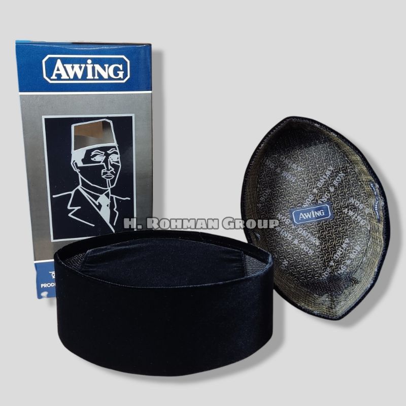Peci Songkok Nasional Awing 100 % Original Grade A