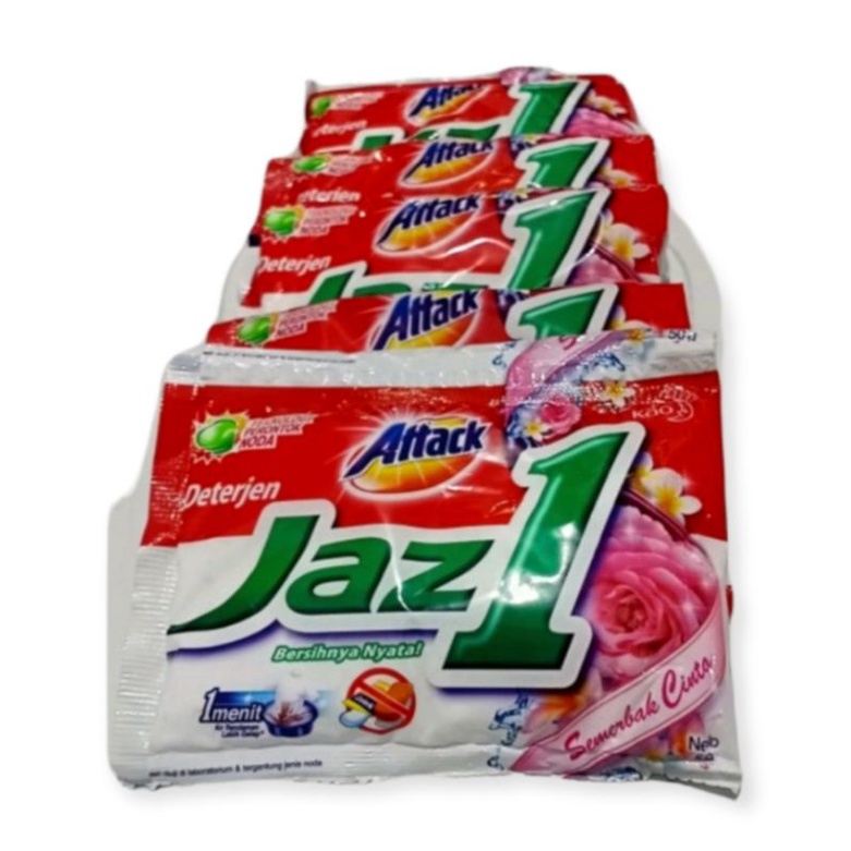 Attack jazz1 detergent bubuk isi 6 sachet