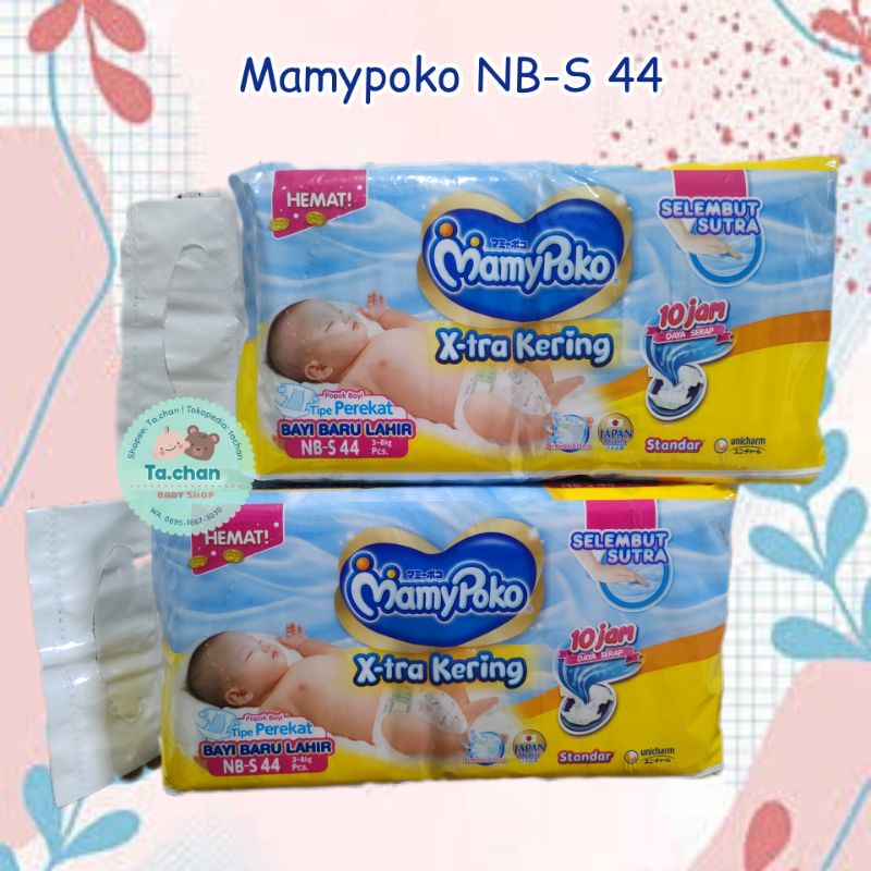 Mamypoko NB-S44 / NB-S 24 newborn xtra kering