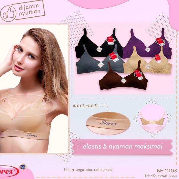 ♫ Bra Sport / BH Sorex 11108 KAWAT UK 34-40 CUP C ✰