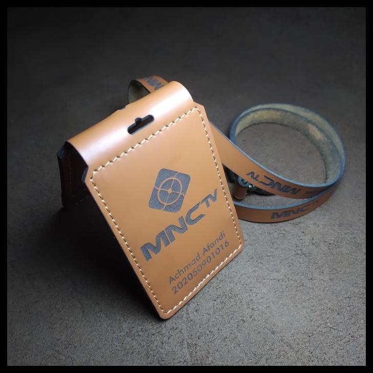 

BEST SELLER !!! CUSTOM ID CARD HOLDER KULIT SAPI ASLI - PULL UP TAN / CG TERLARIS