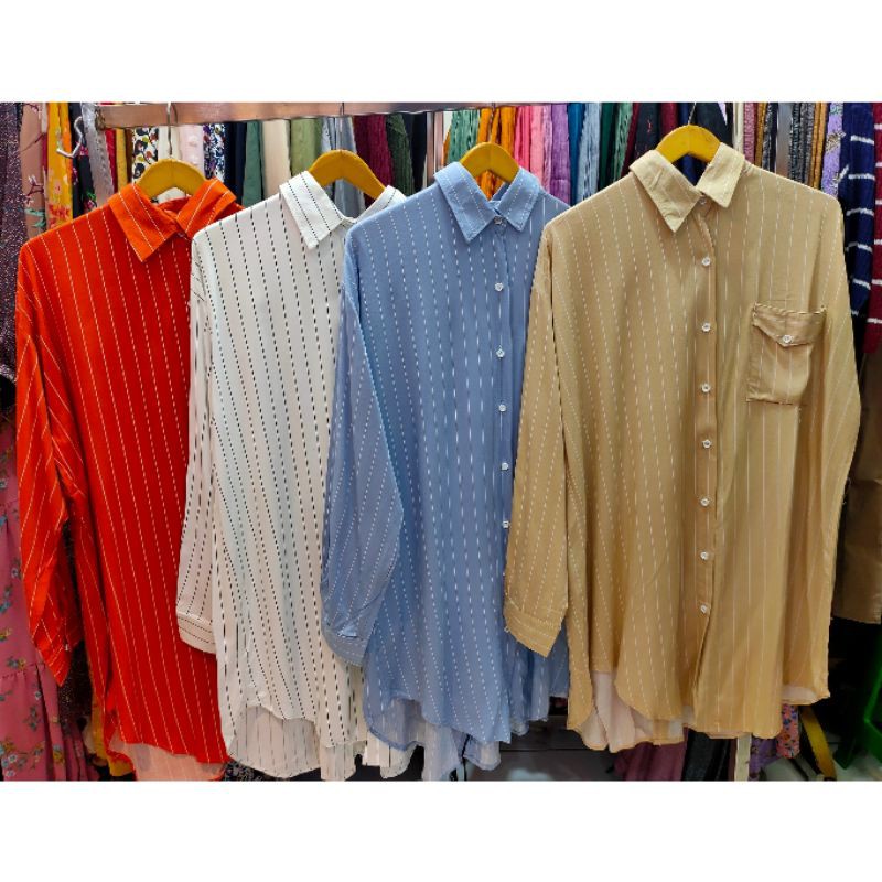 Tunik Jumbo | Atasan Jumbo | Atasan | Tunik | Tunik Salur Kecil | Atasan Wanita | Tunik Wanita