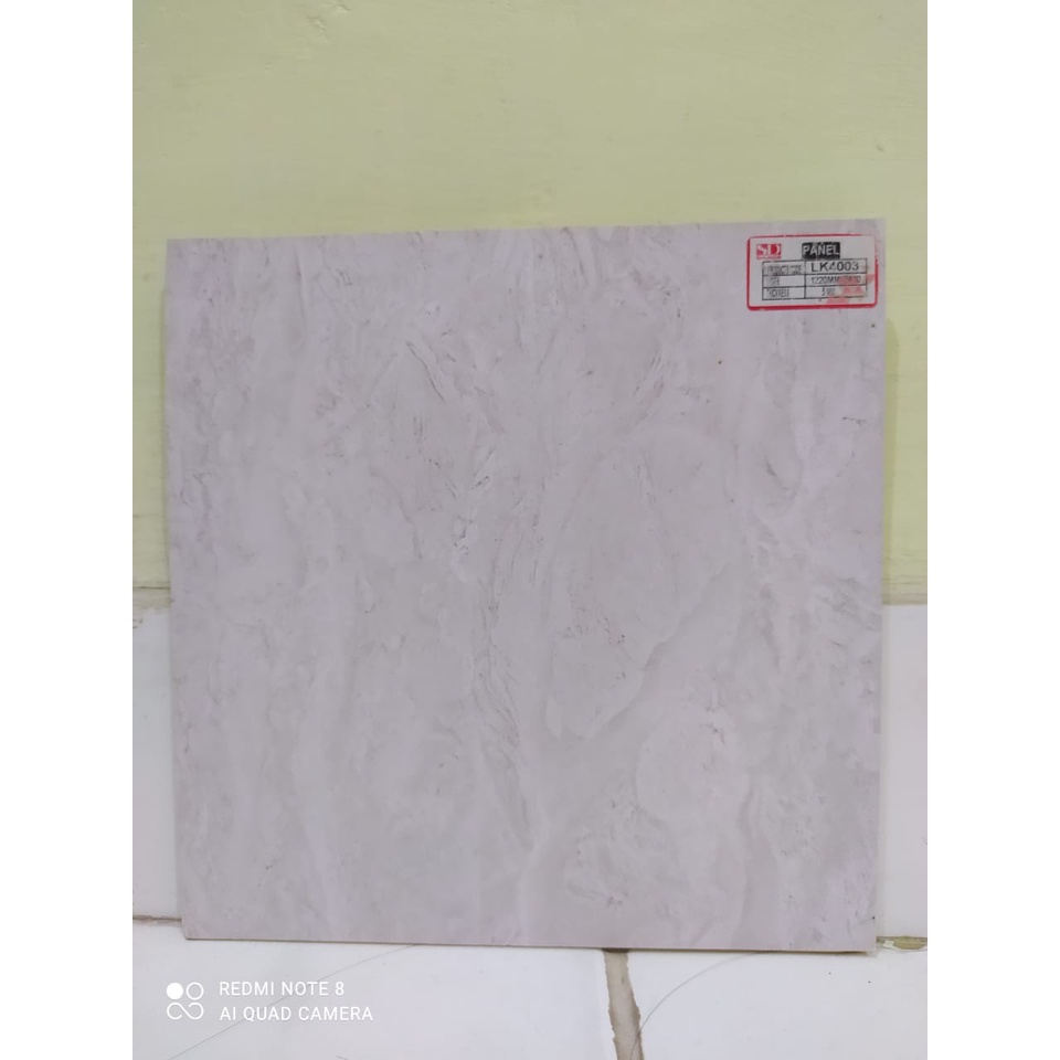 Papan Board PVC Panel Wall Art Marmer DOFF 1.22 M x 2.44M X 5.0MM