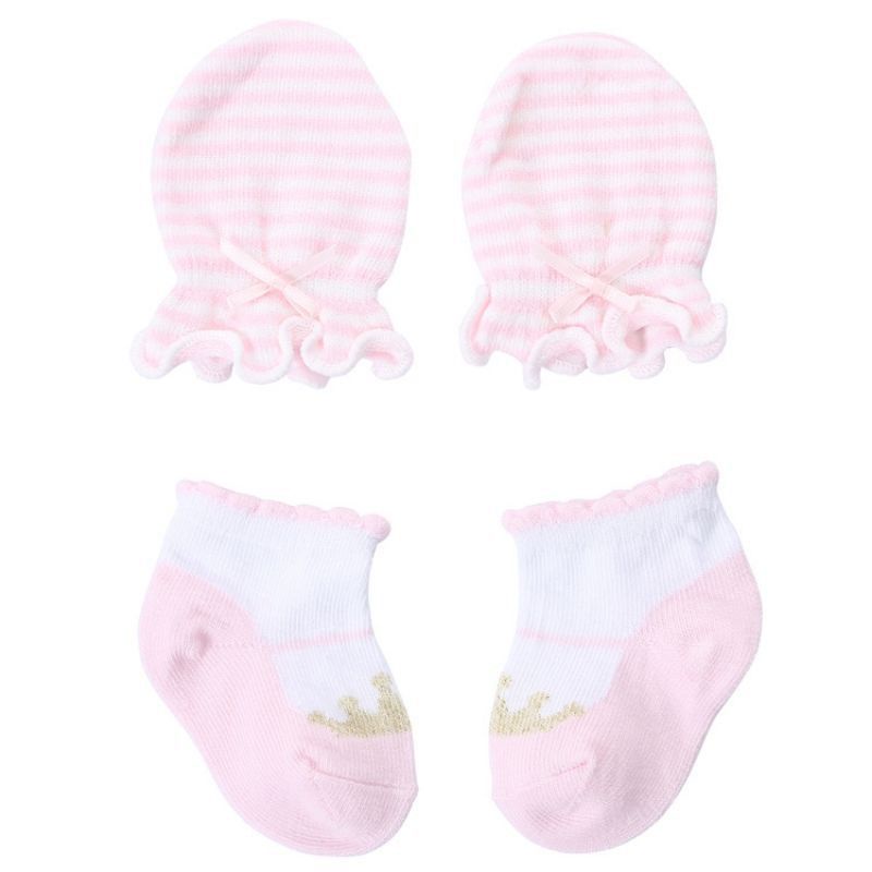 Set Mitten / Kaos Kaki Sarung Tangan / Kaos Kaki Newborn / Kaos Kaki + Sarung Tangan / Kaos Kaki Bayi 0-12 Bulan