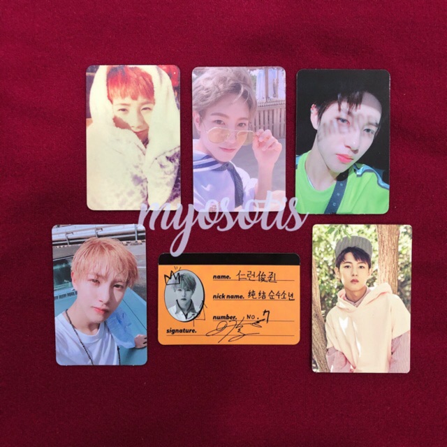 nct dream renjun photocard pc [mfal, we young, empathy, we go up, season’s greetings 2017]