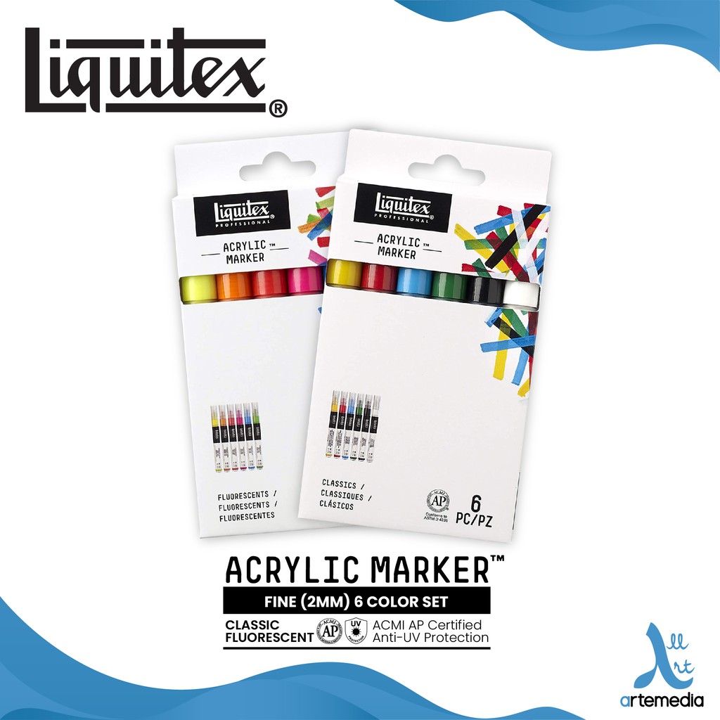 

Liquitex Acrylic Marker Fine 2mm Set Color Paint