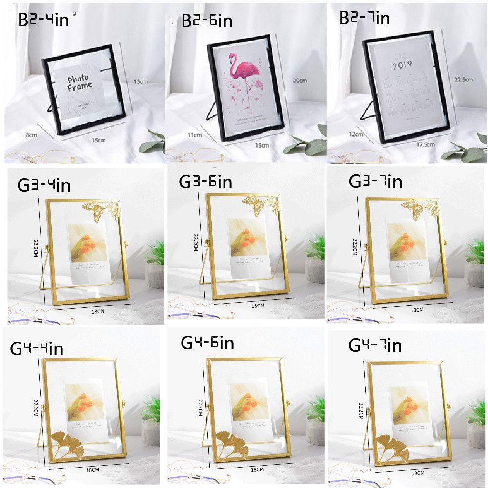 Bingkai Foto Nanas Besi Art Home Decor Golden Ins