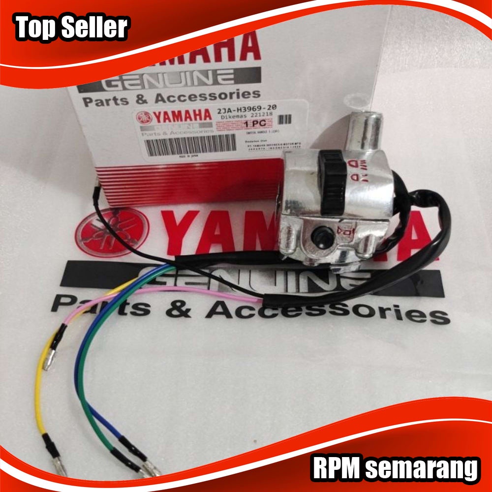 Saklar Holder lampu KIRI Yamaha V80 - V75 Original Japan Distributor Sparepart RPMsemarang