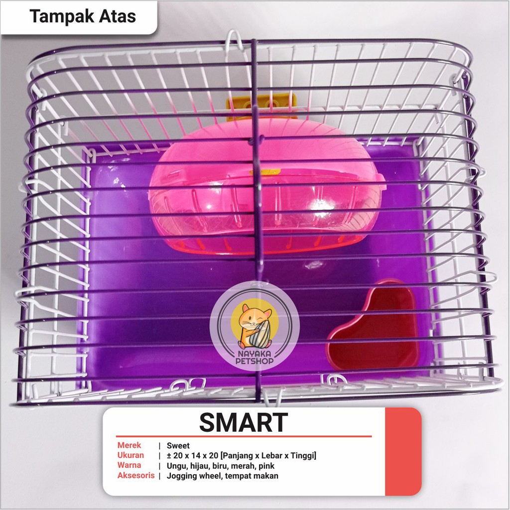 Sweet Smart Kandang Hewan Hamster