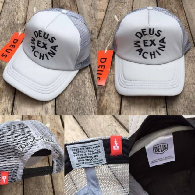 TOPI DEUS EX MACHINA TRUCKER ORIGINAL TOPI JARING TOPI PRIA TOPI COWOK TOPI KEREN TOPI MURAH LARIS