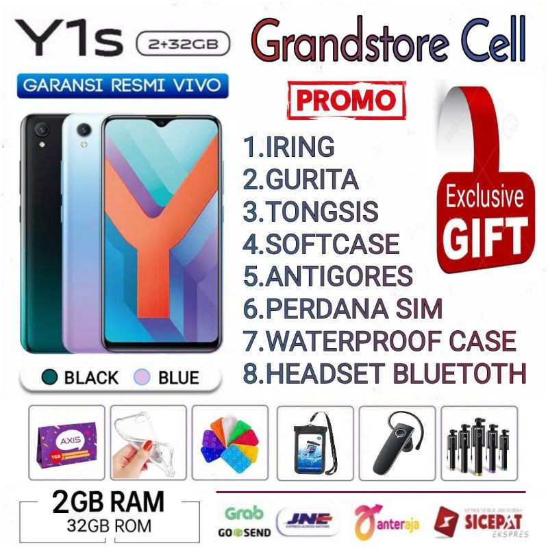 VIVO Y1S RAM 2/32 GB | VIVO Y01 RAM 2/32 GB GARANSI RESMI VIVO INDONESIA