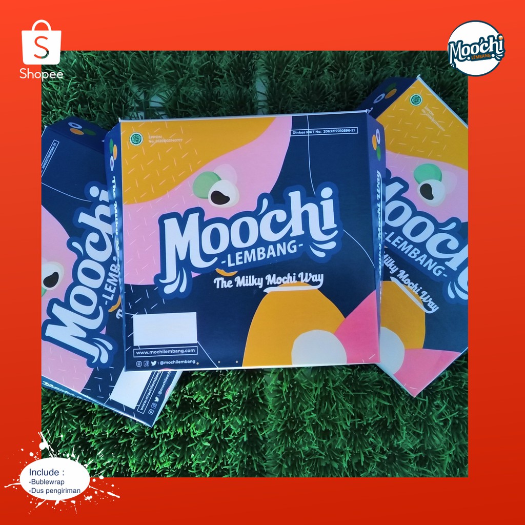 MOCHI SUSU LEMBANG | Oleh Oleh Bandung |  Makanan Korea - Jajanan - Makanan Hemat - Kue Moci | 3 Box