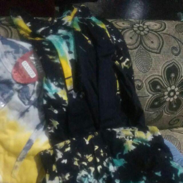 Grosir Gamis Kaos Black Tiedye Gamis Muslim Busui 03 Batik Pekalongan