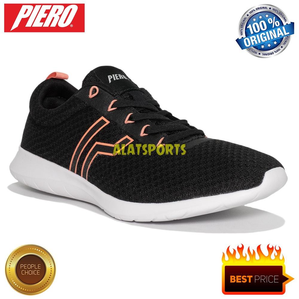 Piero Alice P20522 - Black Sepatu Sneaker Wanita Original