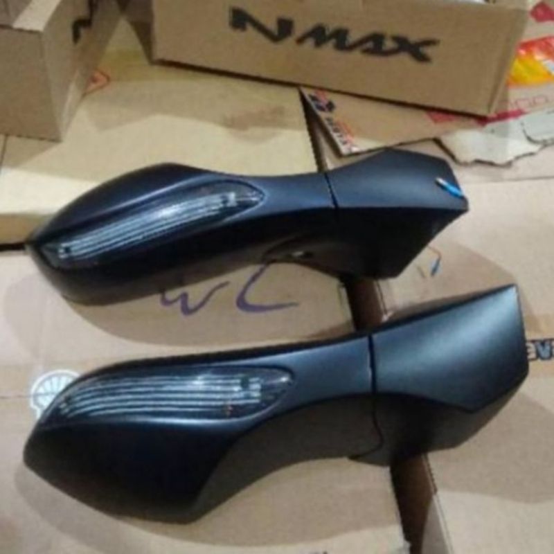 Spion Body Lipat Nmax Old Plastik ABS Spion+Sein Body Nmax Tempel Lipat